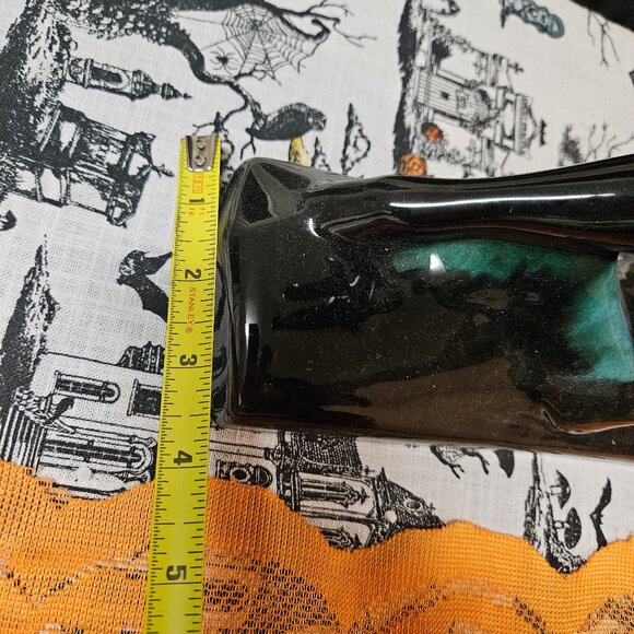 Vintage Blue Mountain Pottery Rearing Green / Black Terra Cotta Horse 14" MCM - Picture 13 of 13